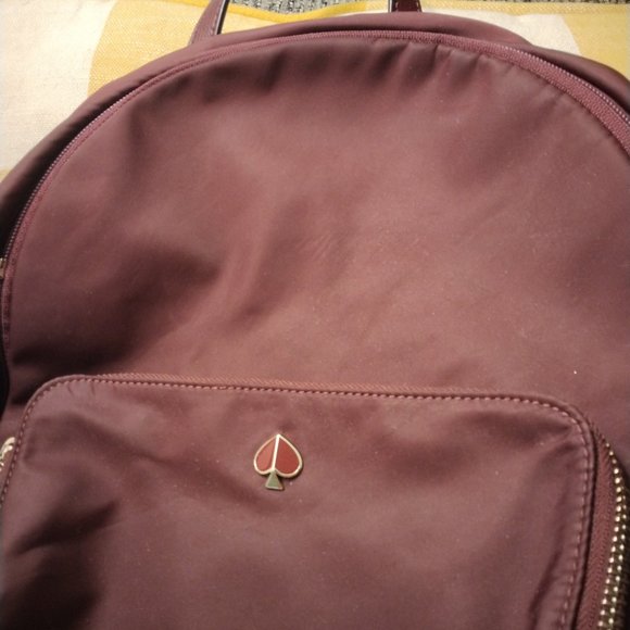 Kate Spade maroon backpack main image 7
